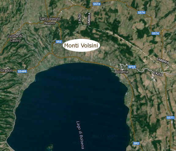 Area territoriale lago di Bolsena / Monti Volsini